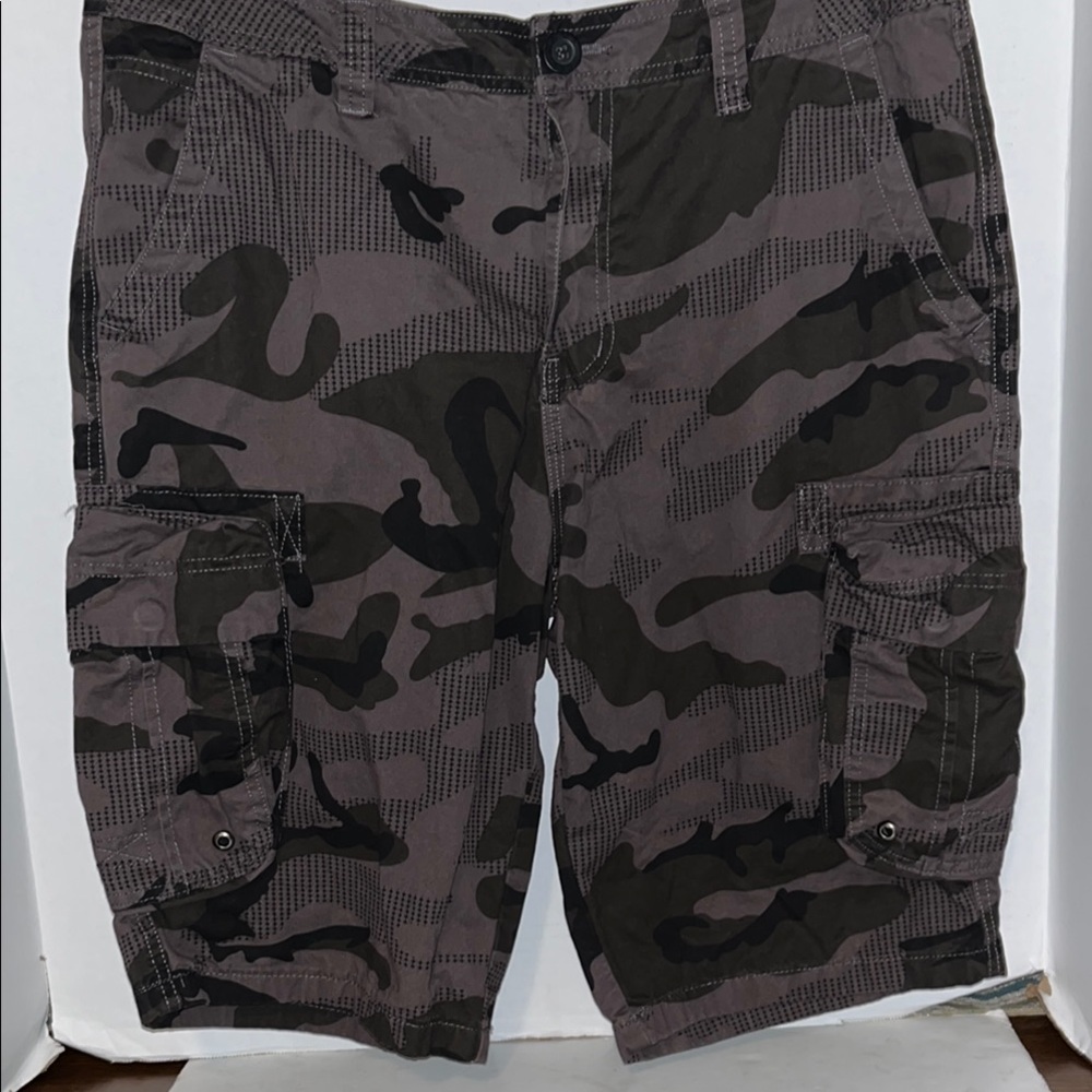 RAW X 33 Men's Camouflage Cargo Shorts
